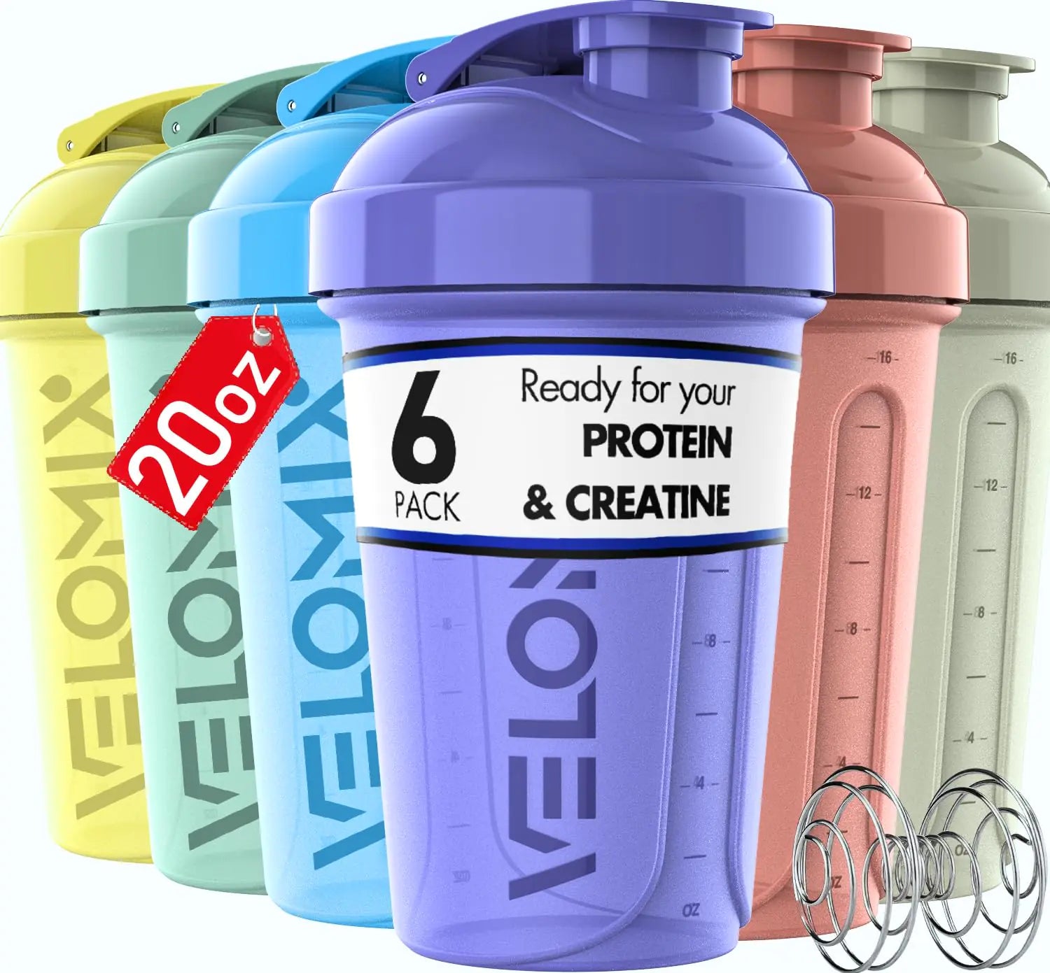 Hexa-Basic SHAKER VELOMIX COLOR(Pack.6)