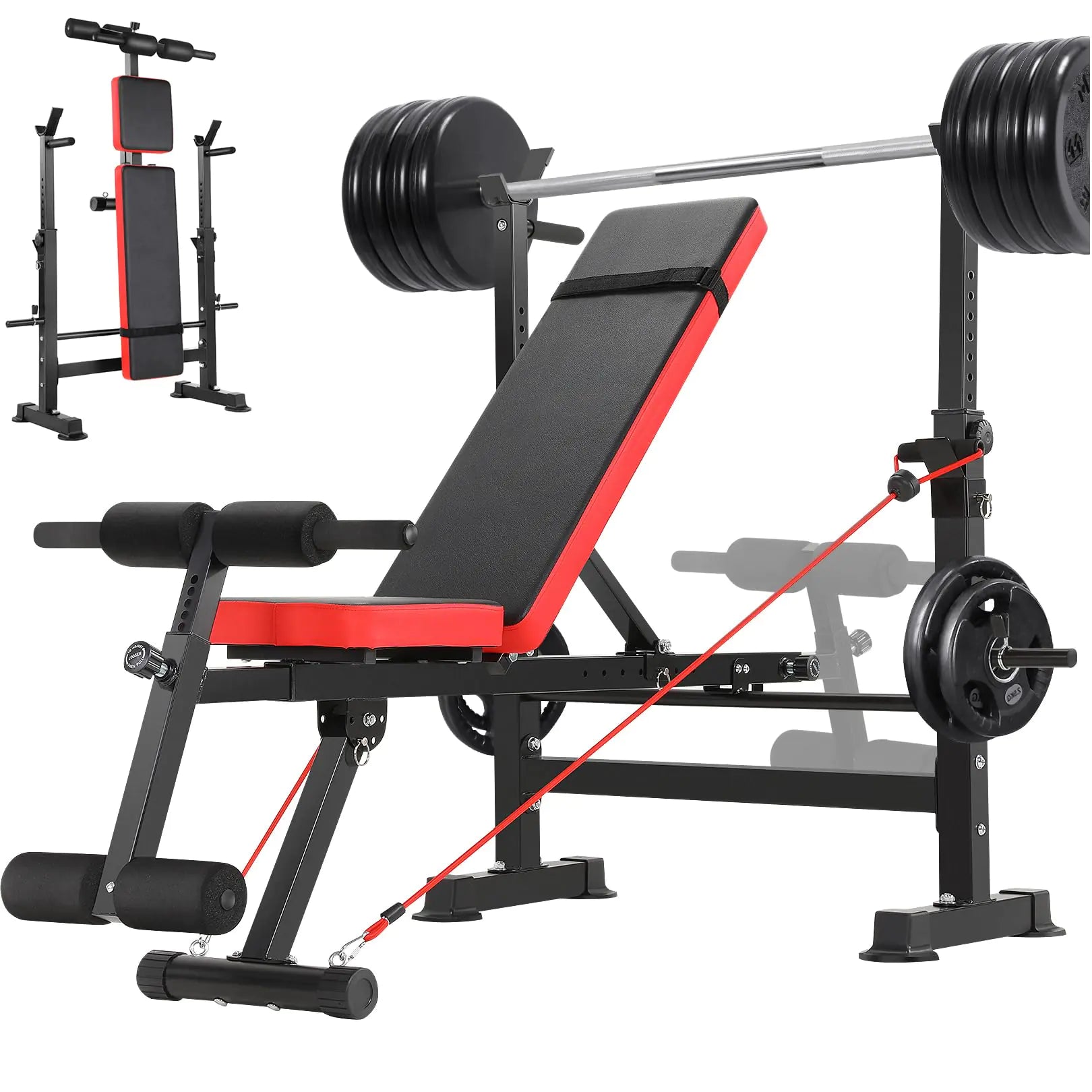 Banco de ejercicios 6 en 1 POWERMAX - HEXAMUSCLE -