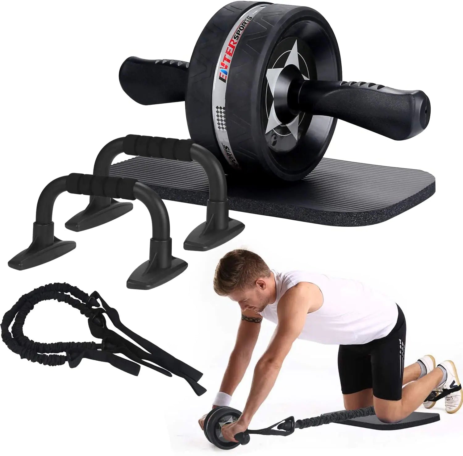 Set de Entrenamiento Multifuncional – Fuerza Total en Casa